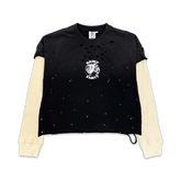 Saint Vanity Cutoff Thermal Tee Black