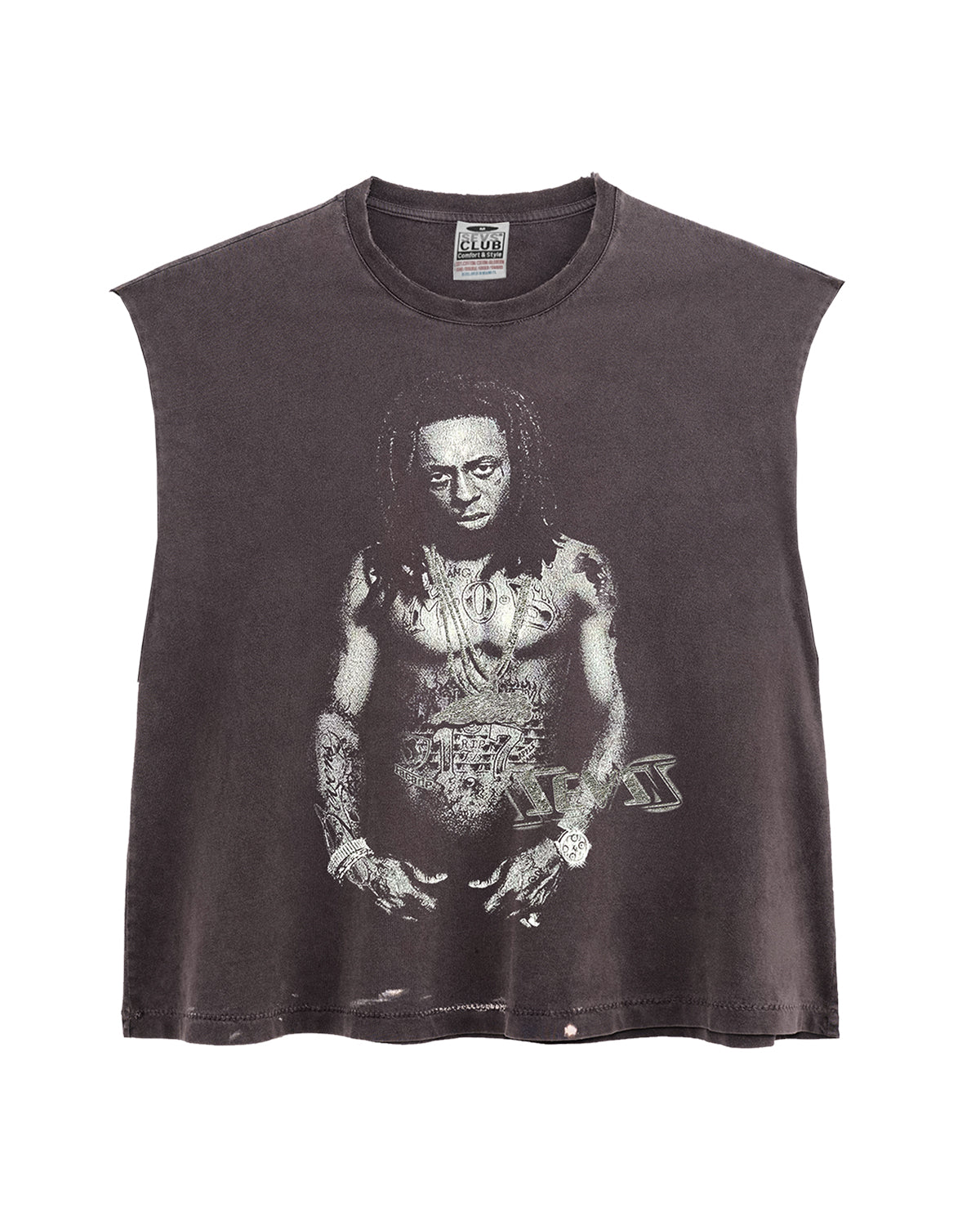 Triple Sevens Weezy Cutoff Tee Black