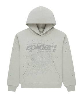 Sp5der Tonal P*nk V2 Hoodie Sport Grey