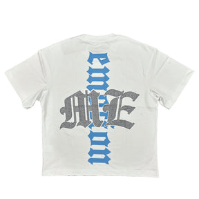 Mixed Emotion White “Angel” Rhinestone Tee