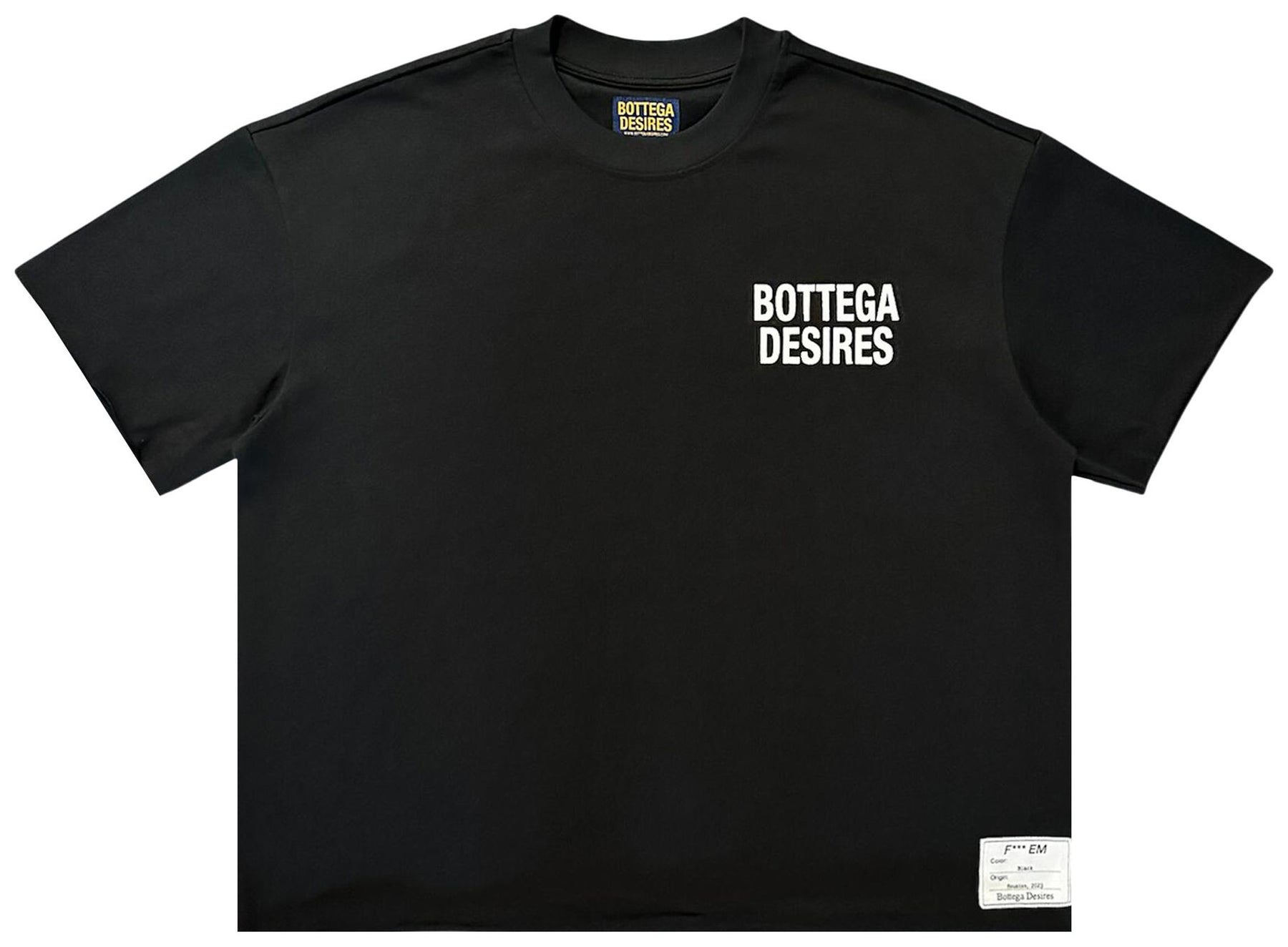 Bottega Desires Fuck Em Black T-Shirt