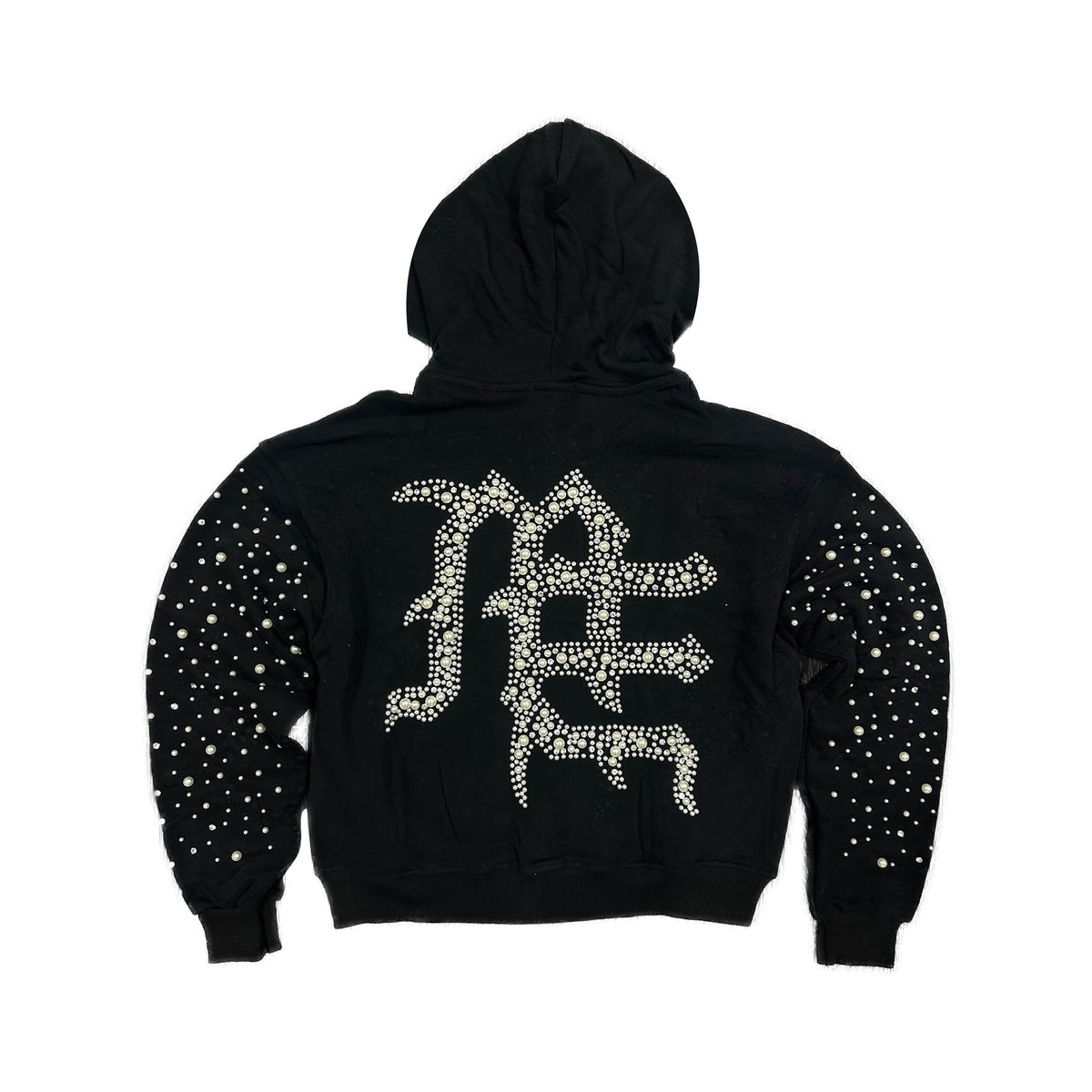 Mixed Emotions Black Pearl Zip up Hoodie