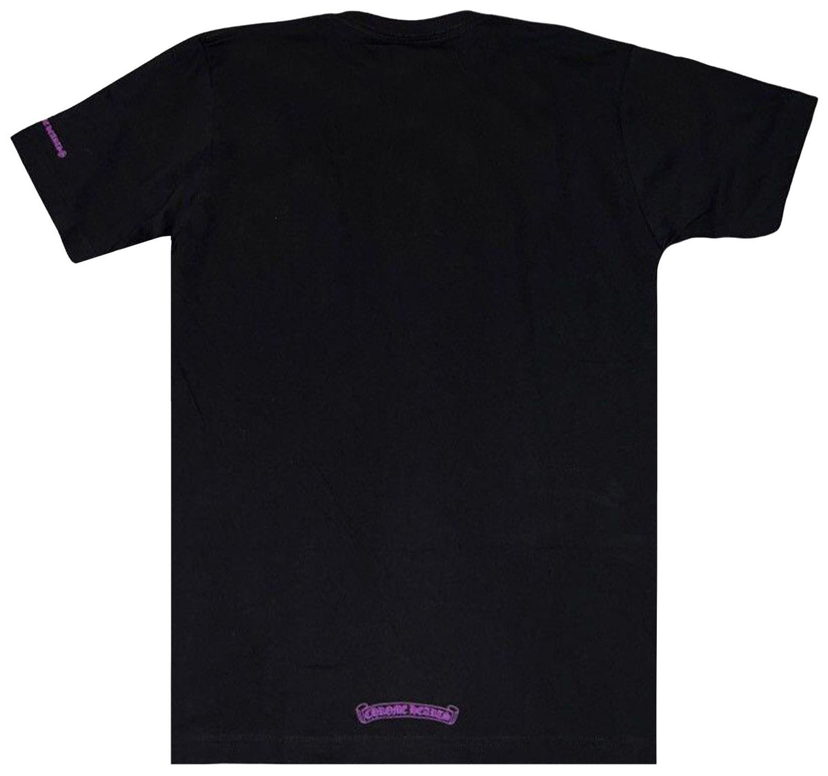 Chrome Hearts Neck Logo T-Shirt Black/Purple