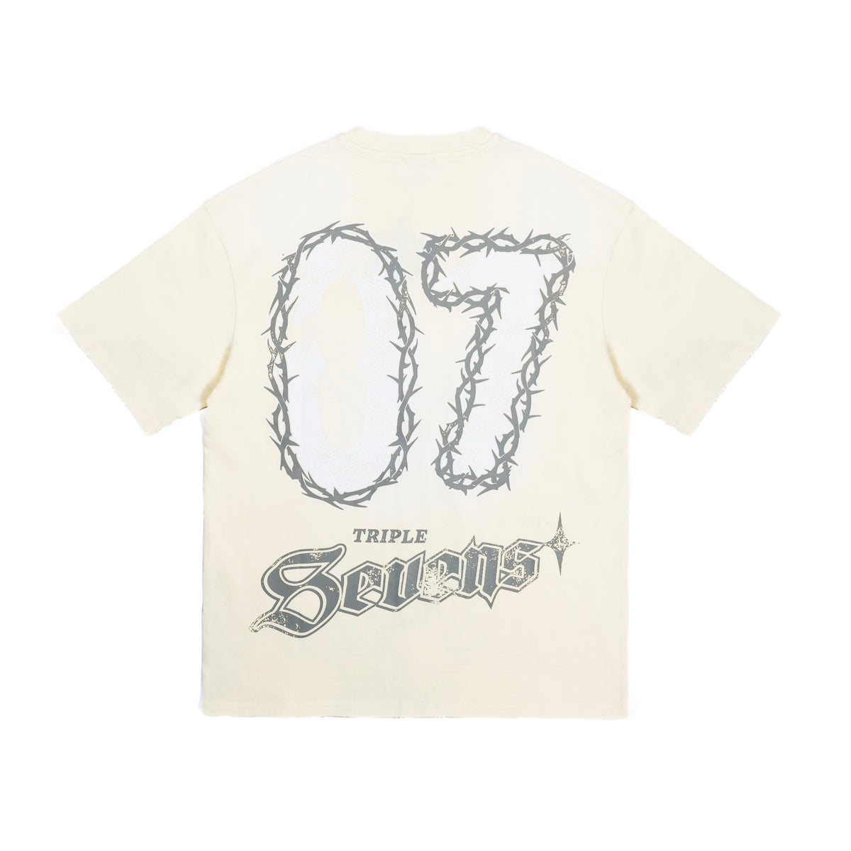 Triple Sevens NY Savior Cream Tee