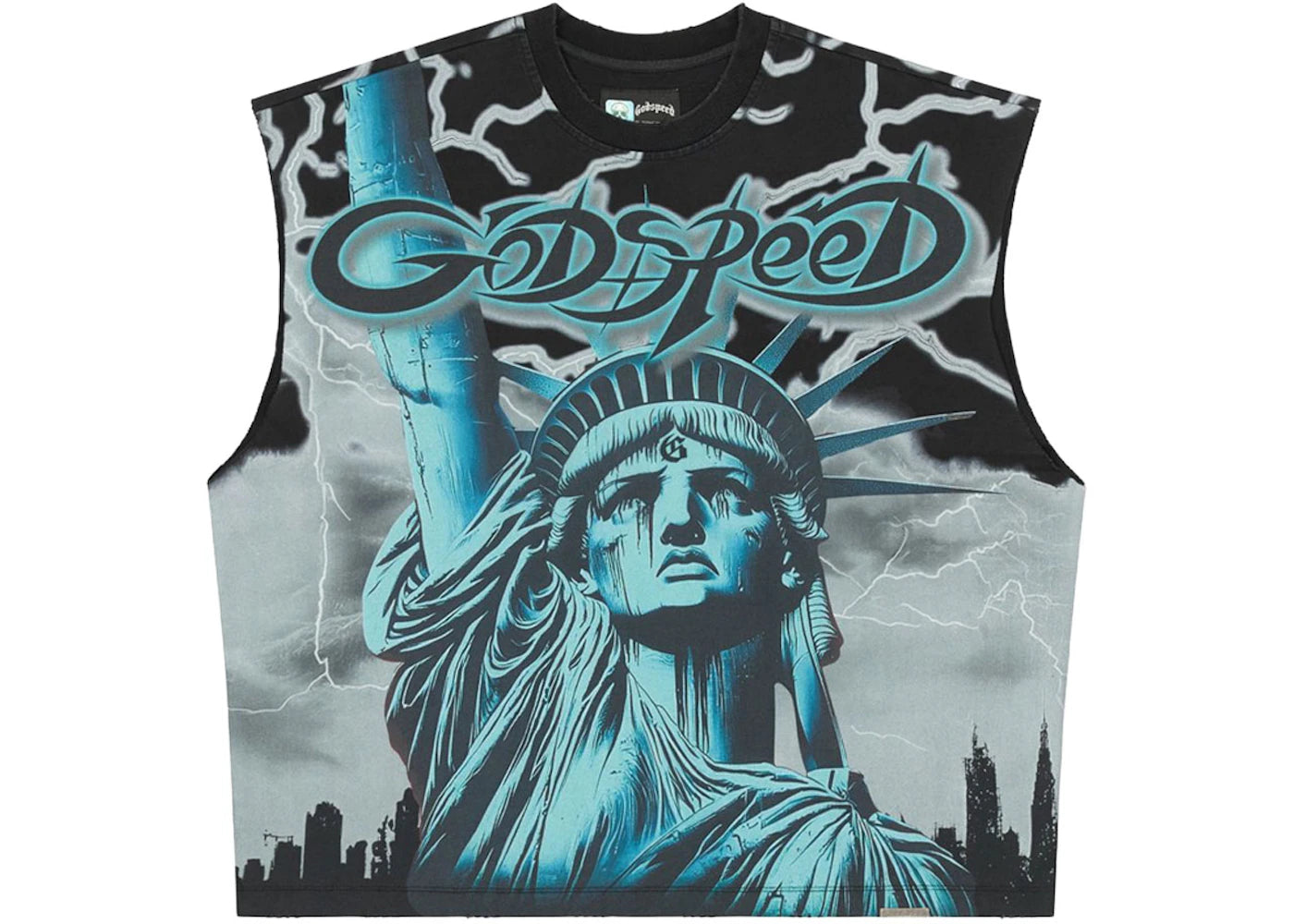 Godspeed Voltage Sleeveless T-shirt Grey