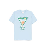 Casablanca Metaphysical Tennis Icon T-Shirt Blue