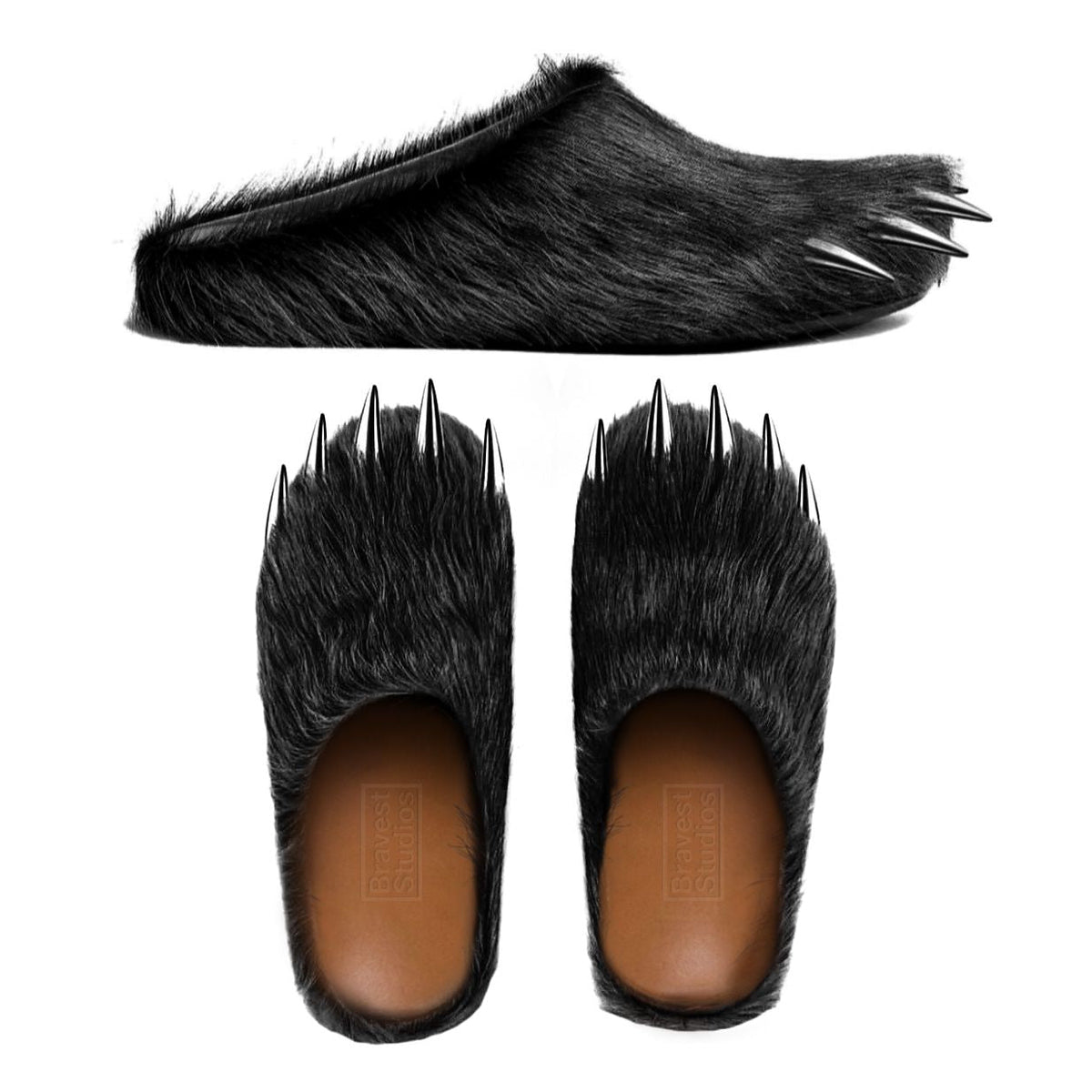 Bravest Studios Black Bear Claw Mules