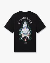 Casablanca Black Hotel Emblem T-Shirt