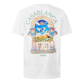 Casablanca Egyptian Arch White T-Shirt