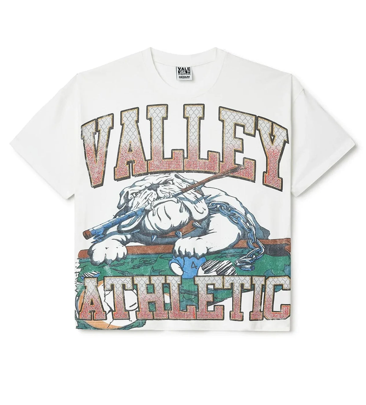 Vale Forever Polo Bling Tee White