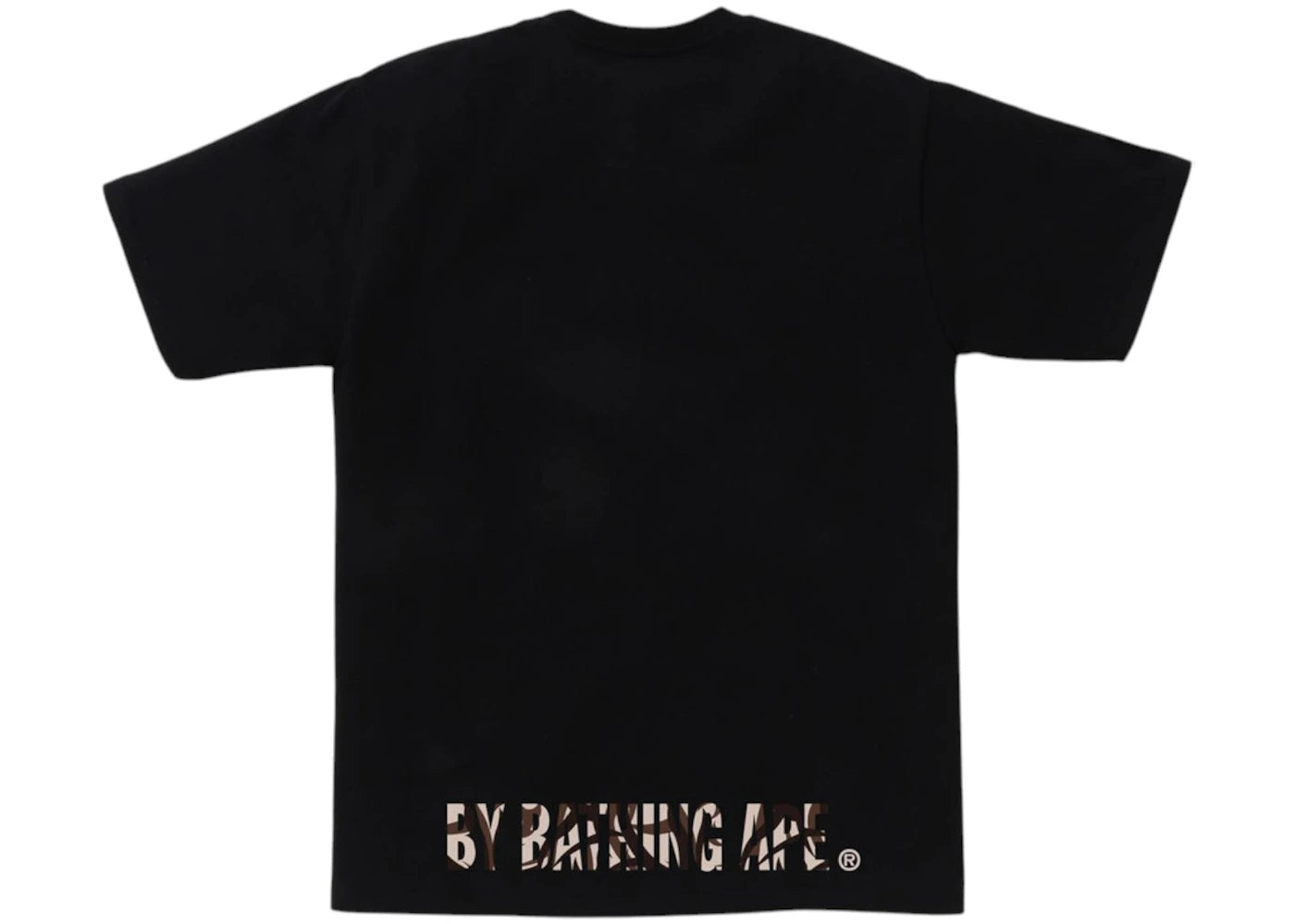 BAPE Trial Camo Ape Face Sta Tee Black/Beige
