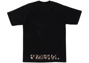 BAPE Trial Camo Ape Face Sta Tee Black/Beige
