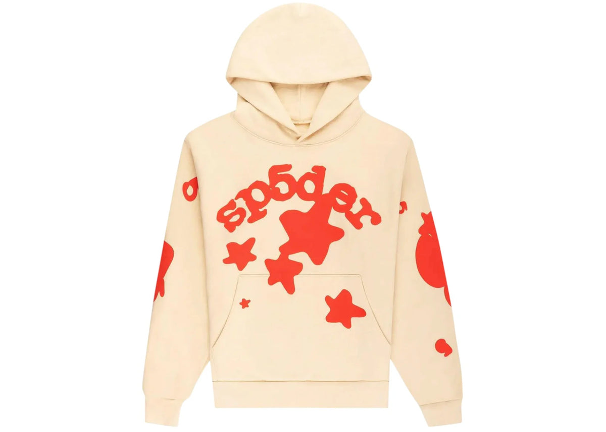 Sp5der Beluga Hoodie Cream