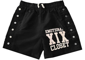 Mixed Emotion Backyard Nylon Shorts Black