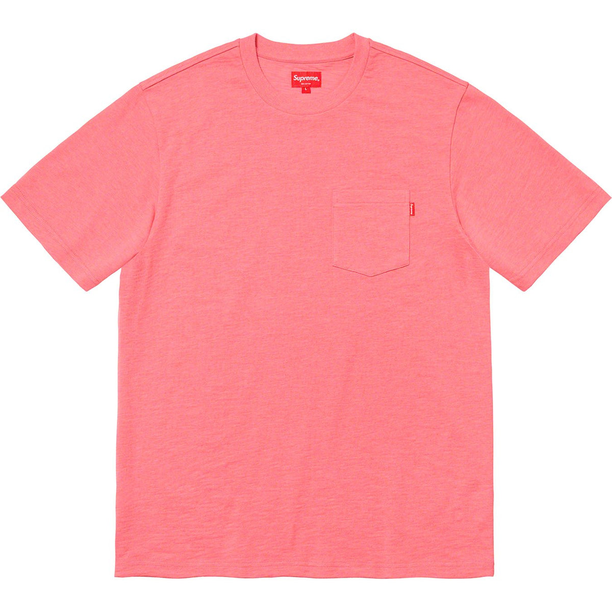 Supreme Pocket Tee Hot Pink