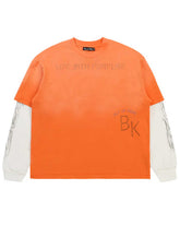 Boredom Kills Purpose Double Tee LS Orange