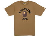 BAPE College Tee Tee Beige