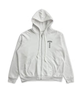 Chrome Hearts USA White Zip Up Hoodie