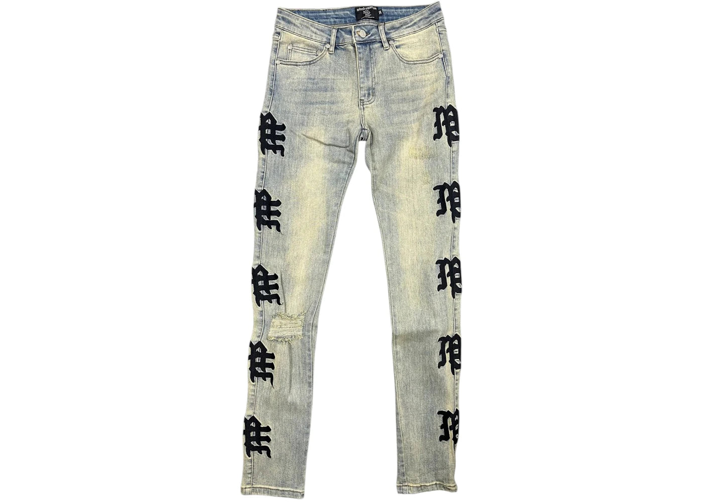 Mixed Emotion Desert Monogram Denim Washed Blue