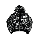 Mixed Emotions Black 'Graffiti' Hoodie