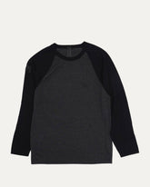 Chrome Hearts Silk Blend Cross Patch Long Sleeve Raglan T-Shirt