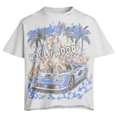 Retrovert Blue Hollywood Tee