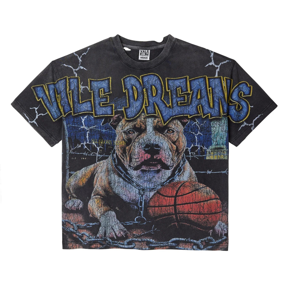 Vale Forever Guard Dog Big T-Shirt Black