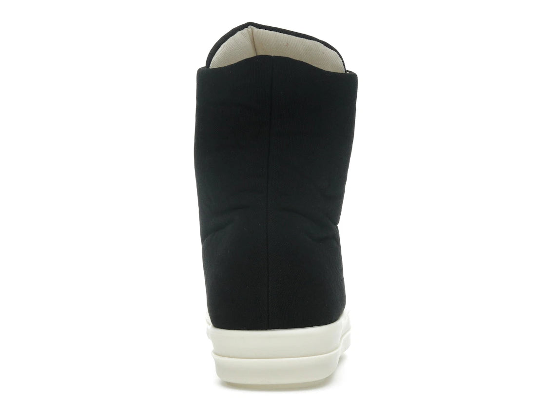 Rick Owens DRKSHDW Hollywood Jumbo Lace Puffer High Top Black Milk
