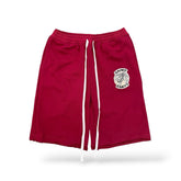 Saint Vantiy Crimson Uniform Shorts