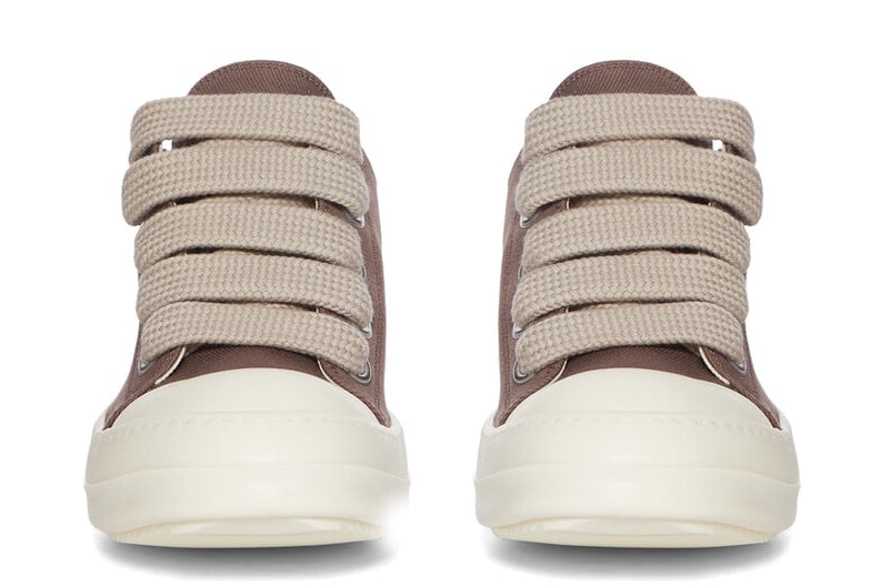 Rick Owens DRKSHDW Jumbolace Low Sneaks Grape Milk