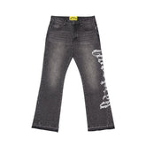 Godspeed OG Logo Flared Denim Grey Wash