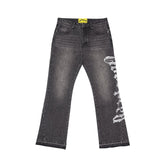 Godspeed OG Logo Flared Denim Grey Wash