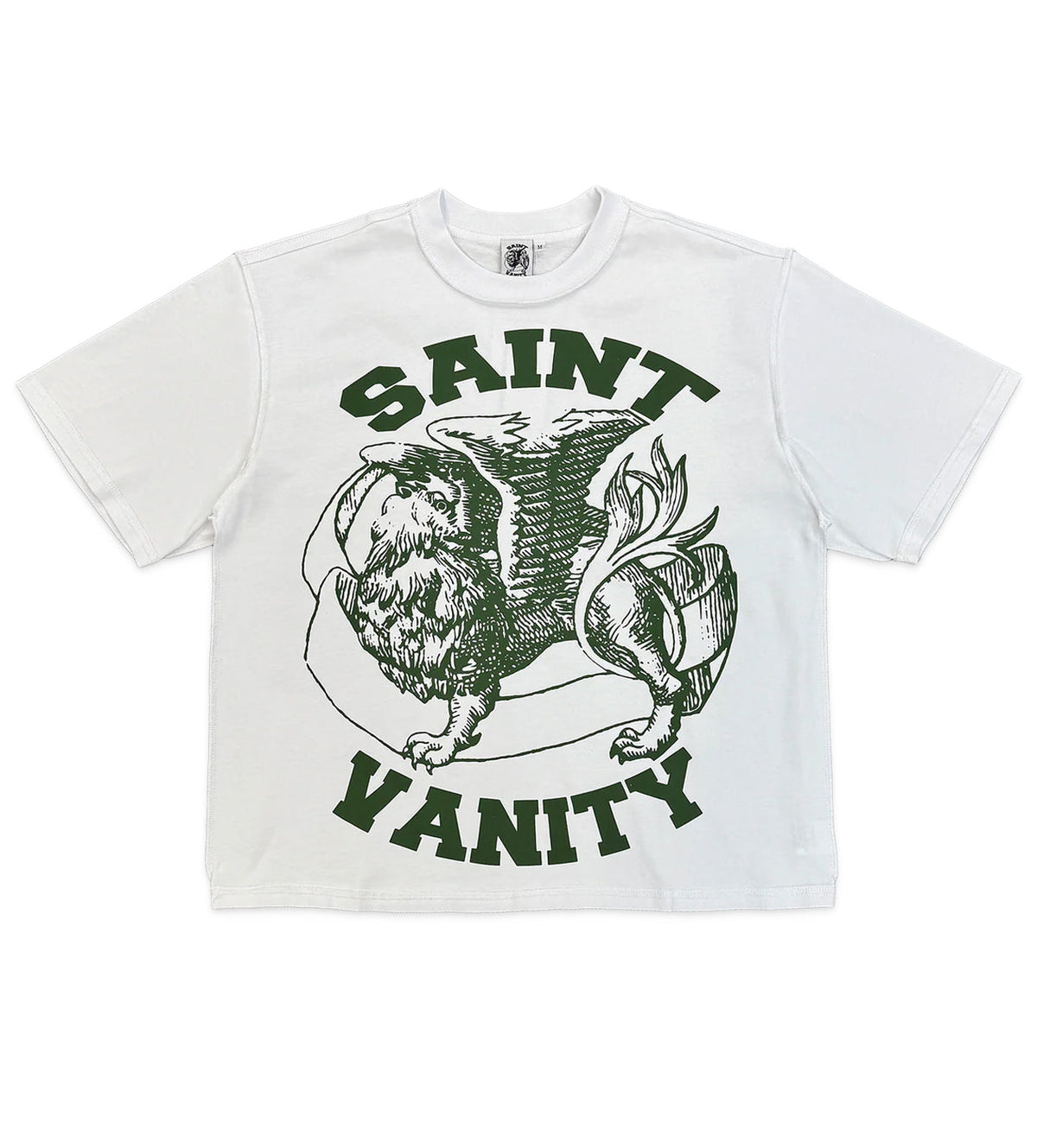 Saint Vanity Griffin Tee White Green