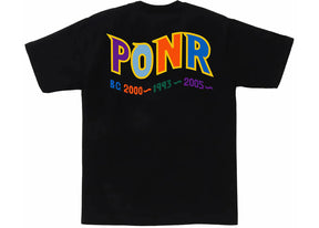 BAPE Colors Shark PONR Tee Black