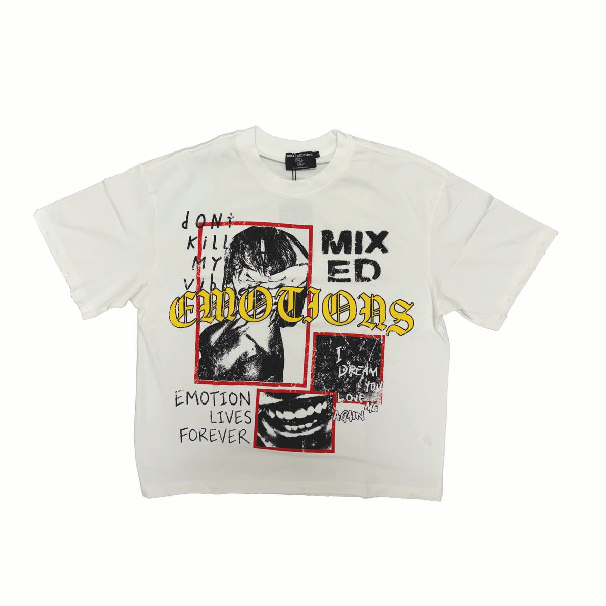 Mixed Emotions “Forever” Tee White