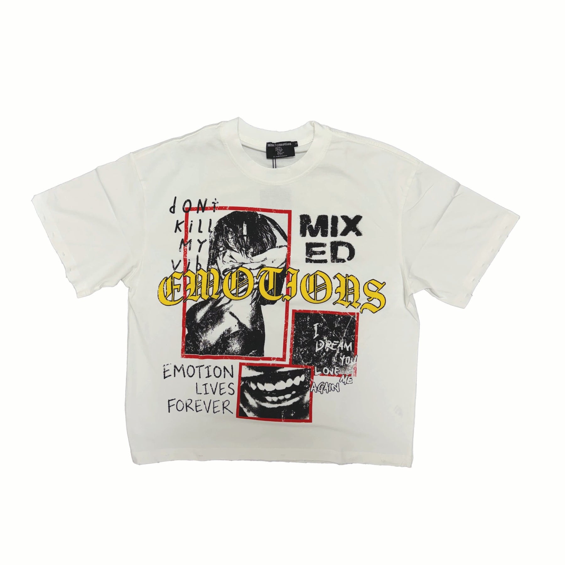 Mixed Emotions “Forever” Tee White