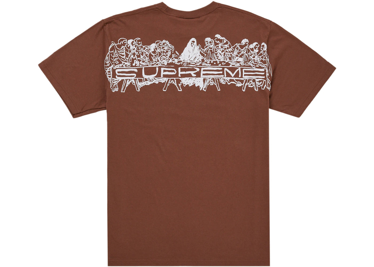 Supreme Supper Tee Brown