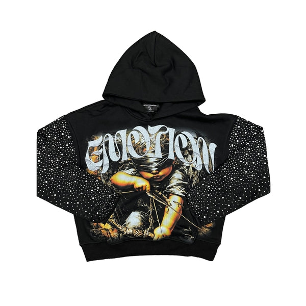 Mixed Emotions Archer Rhinestone Hoodie