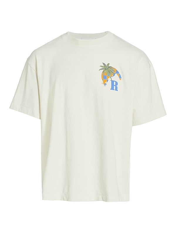 Rhude Moonlight Tropics Tee Cream