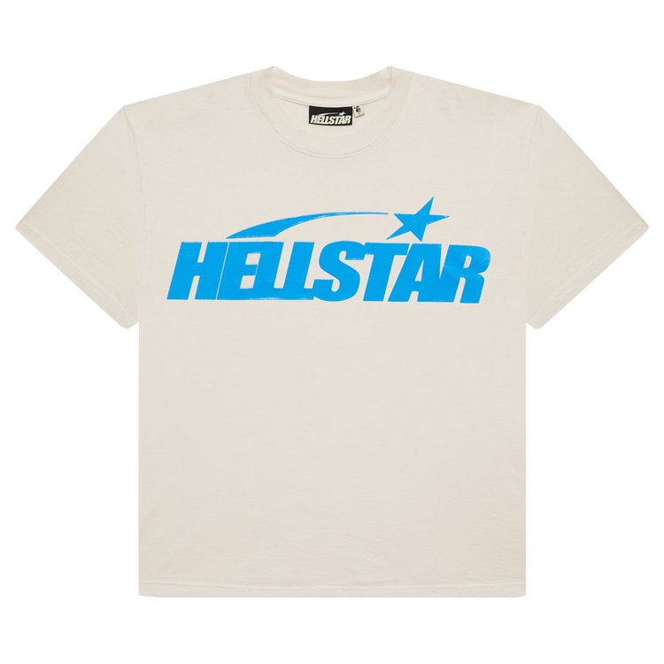 Hellstar Classic T-shirt (Gel Print) White/Blue