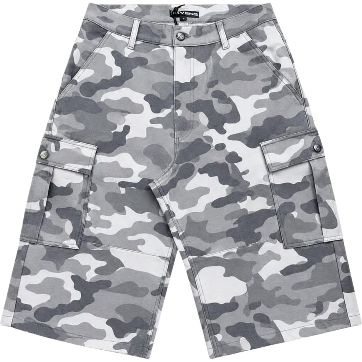 Triple Sevens Leather Snow Camo Shorts