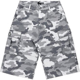 Triple Sevens Leather Snow Camo Shorts