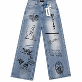 Mixed Emotions Blue “Canvas” Denim