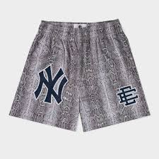 Eric Emanuel EE Basic Subway Short Brown Snakeskin New York/Yankees