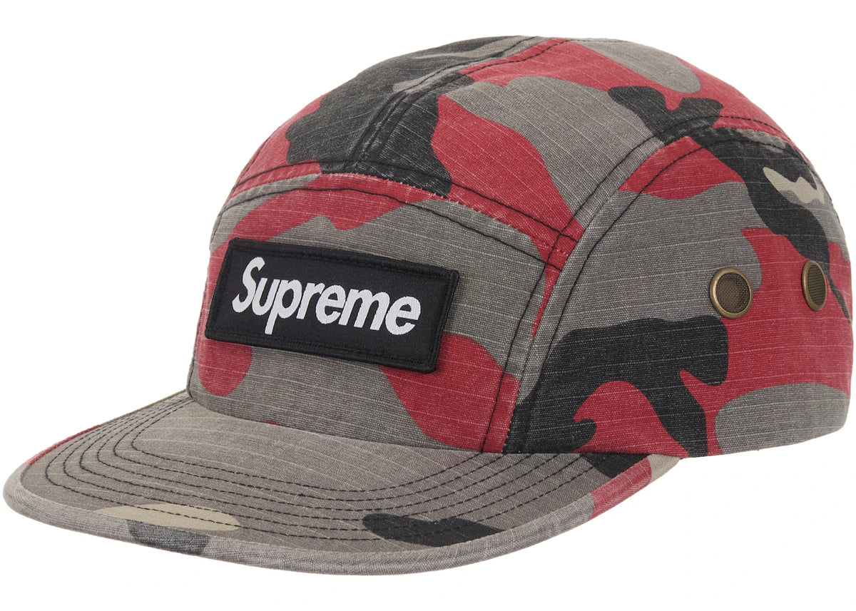 Supreme Military Camp Cap (SS26) Red Camo