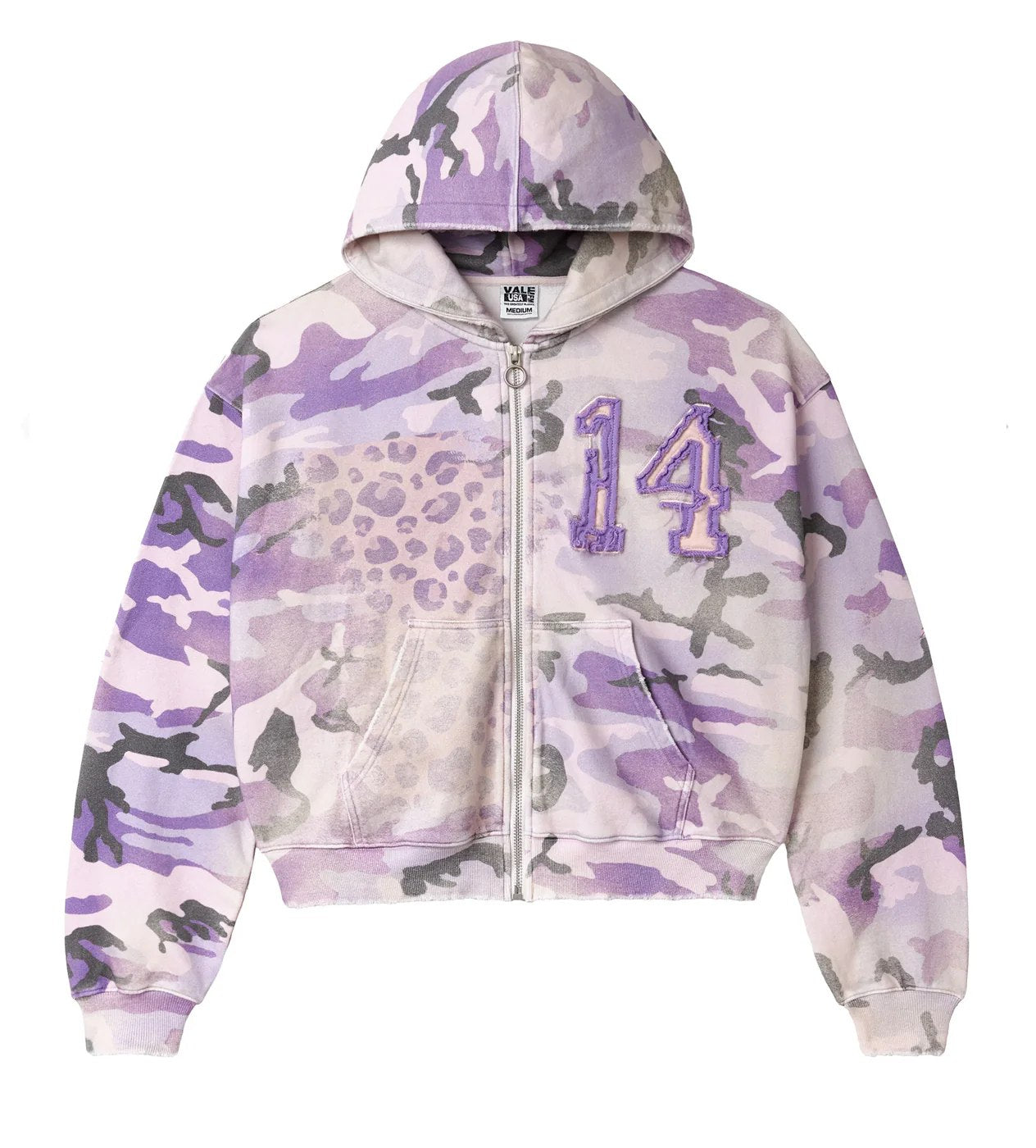 Vale Forever Wayne Zip Up Hoodie Purple