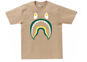 BAPE Colors Shark PONR Tee Beige