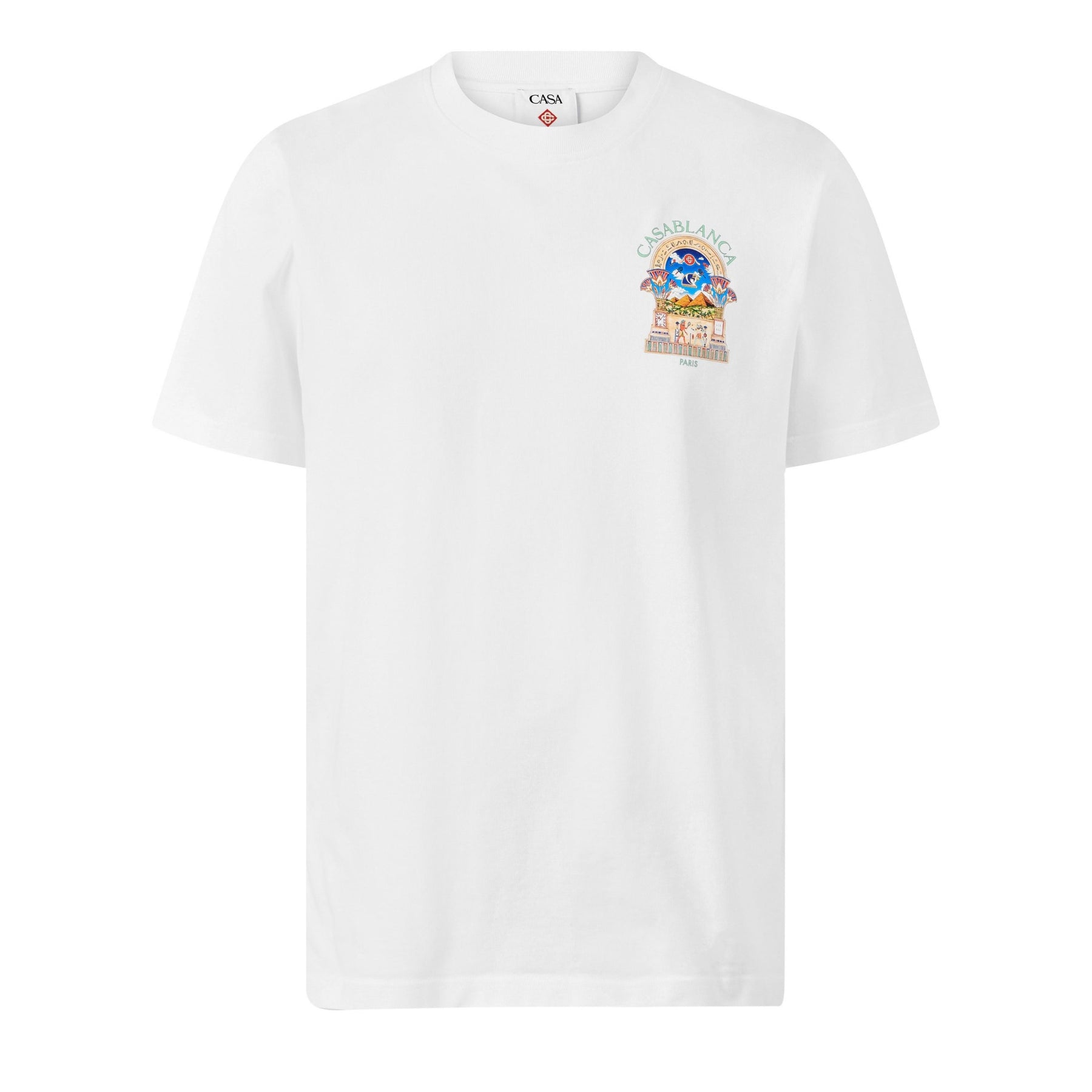 Casablanca Egyptian Arch White T-Shirt