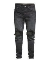 Purple Brand P002 Black Wash Blowout Jeans