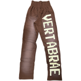 Vertabrae Sweatpants Brown/Cream